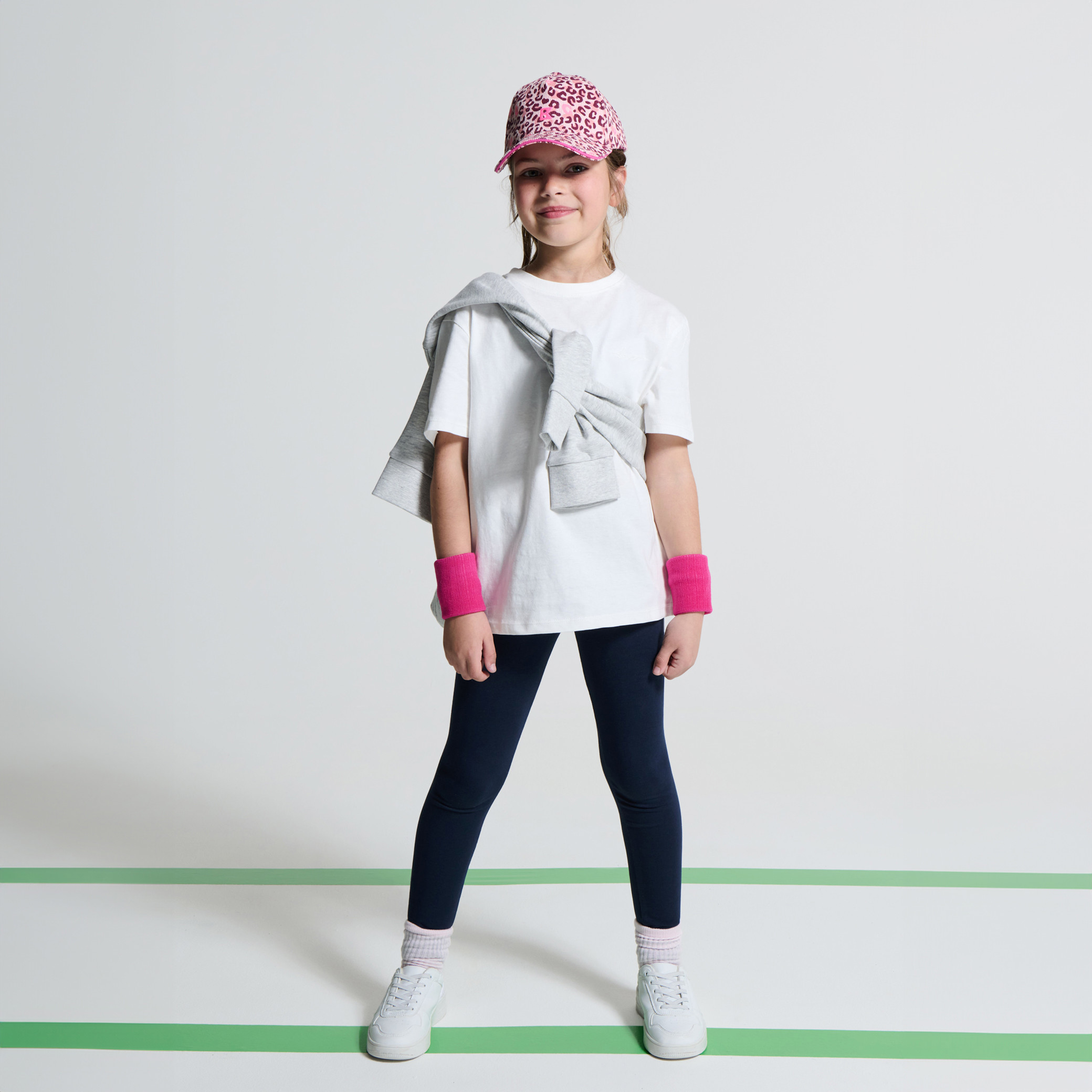 Legging Rayé Okaidi - Noir Et Blanc - Taille 12 Ans (J TOP) - Très Bon état