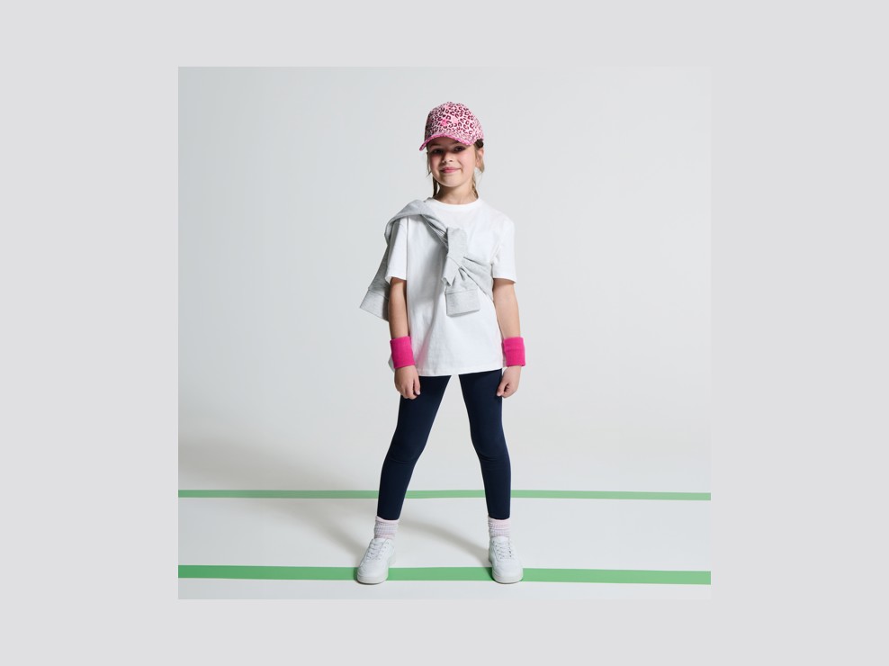 Leggings unis noir fille 1