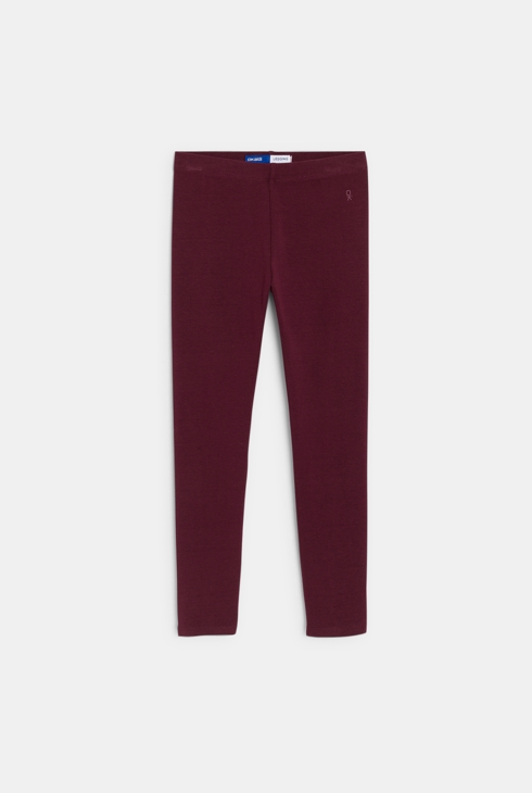 Einfarbige Leggings Mädchen 1