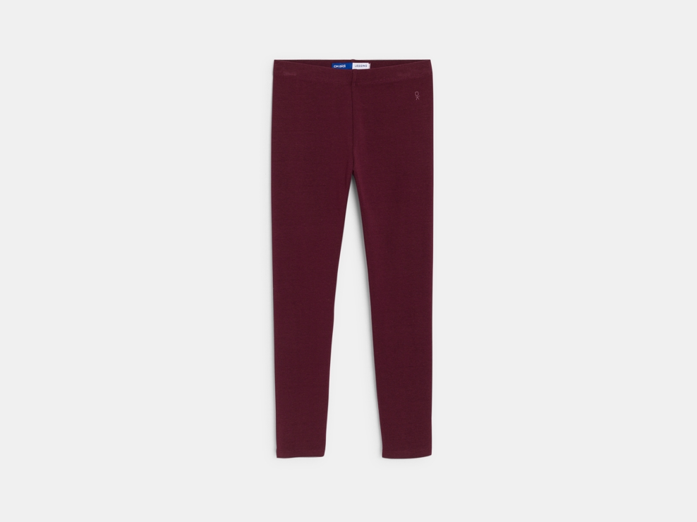 Einfarbige Leggings Mädchen 1