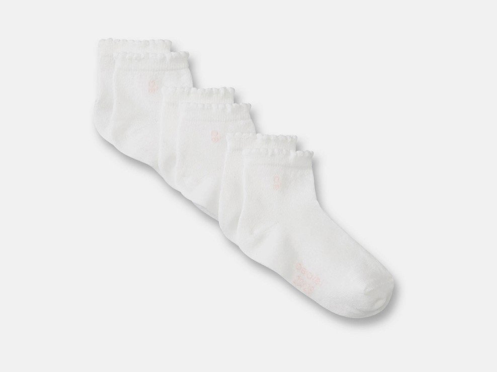 Socquettes blanches (lot de 3) bébé fille 1