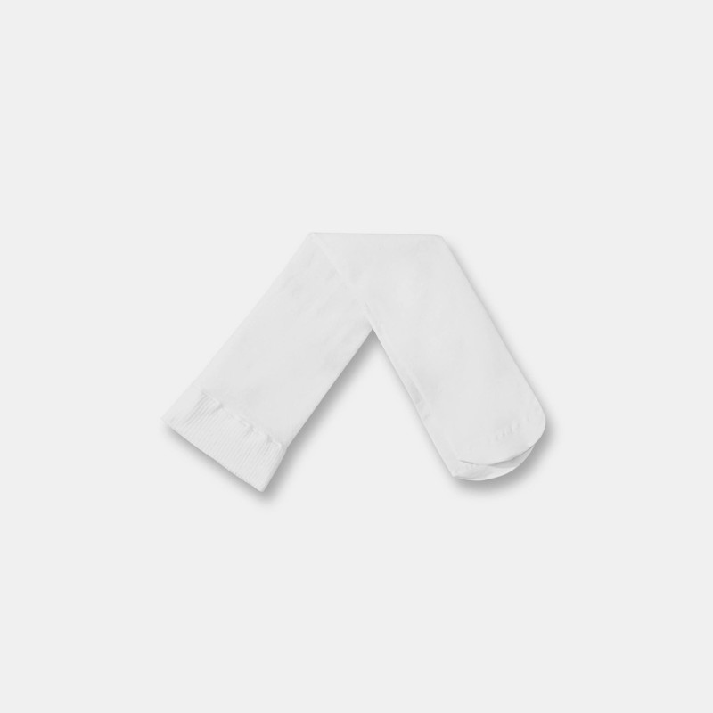 Unifarbene Strumpfhose aus Mikrofaser Weiß Baby Mädchen