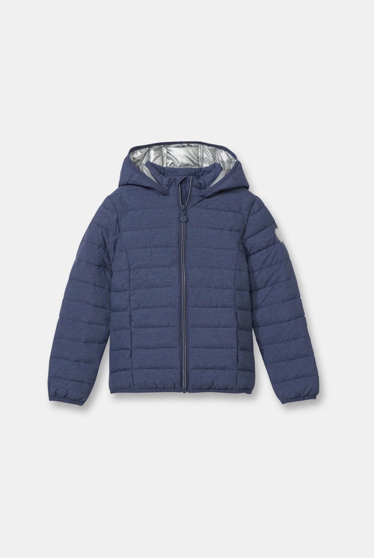 Anorak ligero con capucha azul niña 1