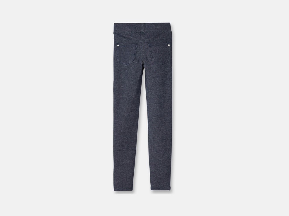 Jegging effet jean blauw meisje 2
