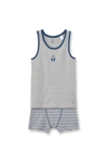 Ensemble sous-vêtements gris garçon