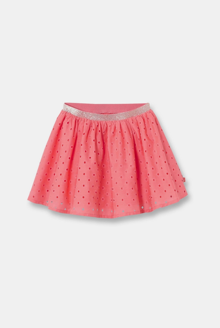 Faldilla tutú de puntets perforats naranja bebé niña 1