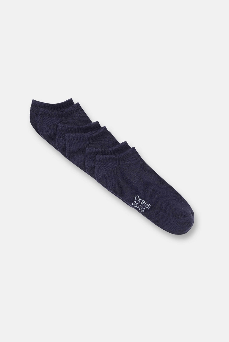Unifarbene Söckchen (3er-Pack) azul niño 1
