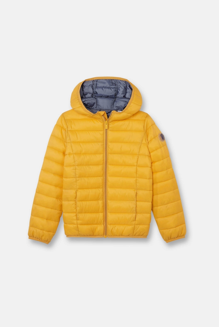 Anorak ligero con capucha amarillo niño 1
