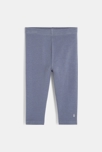 Legging uni gris bébé fille 1