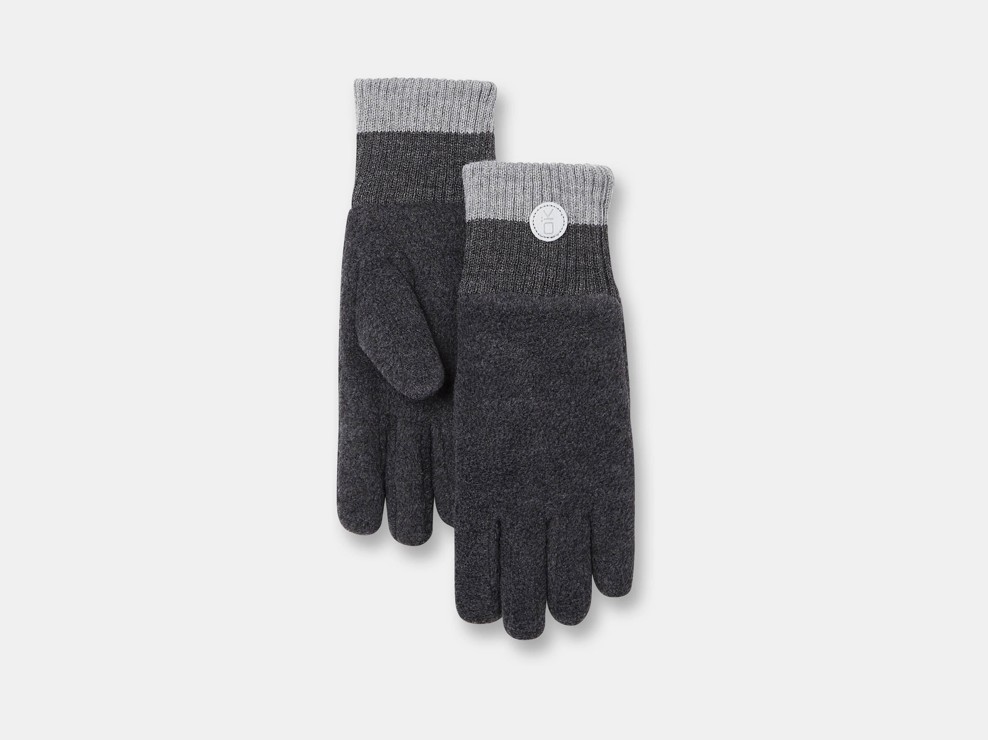 Gants doublés en polaire gris garçon 1