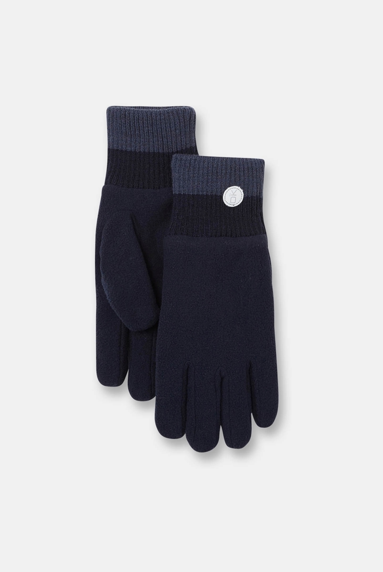 Guantes con polar con forro azul niño 1