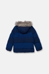 Anorak de dos colores con capucha azul niño 2