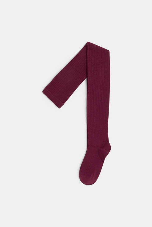 Collants en tricot côtelé fille