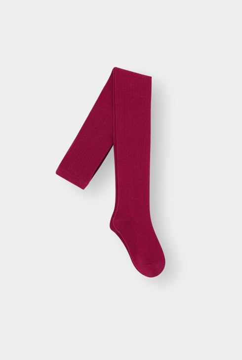 Collants bordeaux fille 1