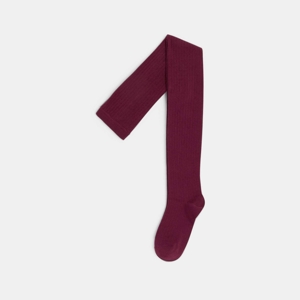 Collants en tricot côtelé fille