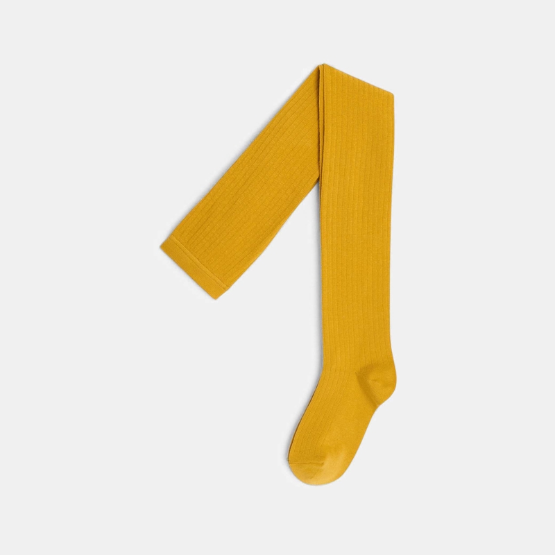 Rippstrick-Strumpfhose Mädchen