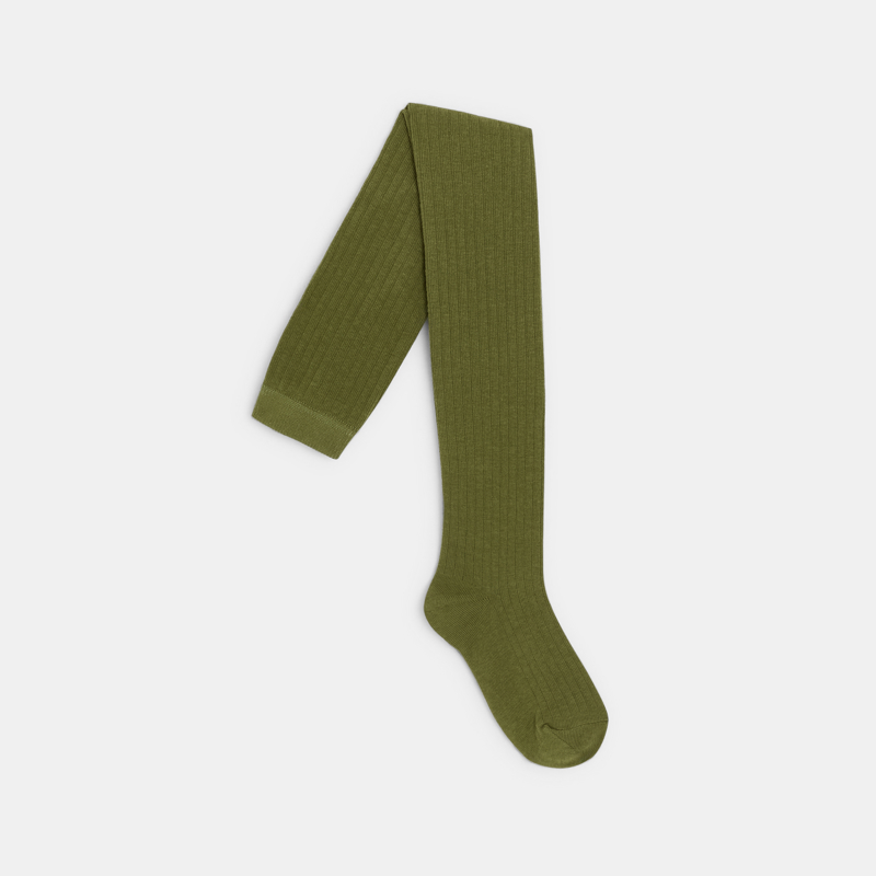 Rippstrick-Strumpfhose Mädchen