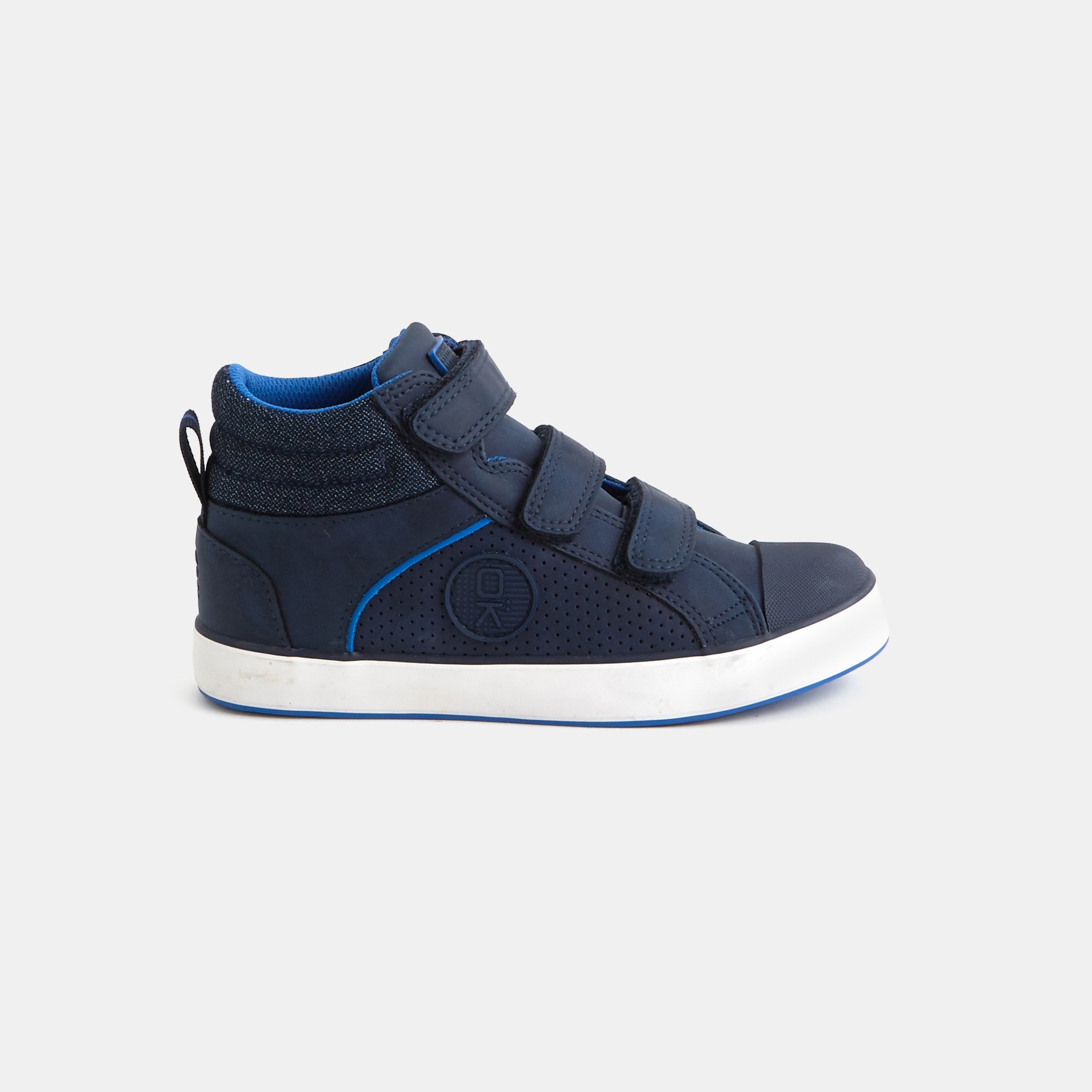 Chaussures de sport bimatière à fermetures autoagrippantes Bleu garçon