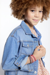 Chaqueta vaquera azul niña 1