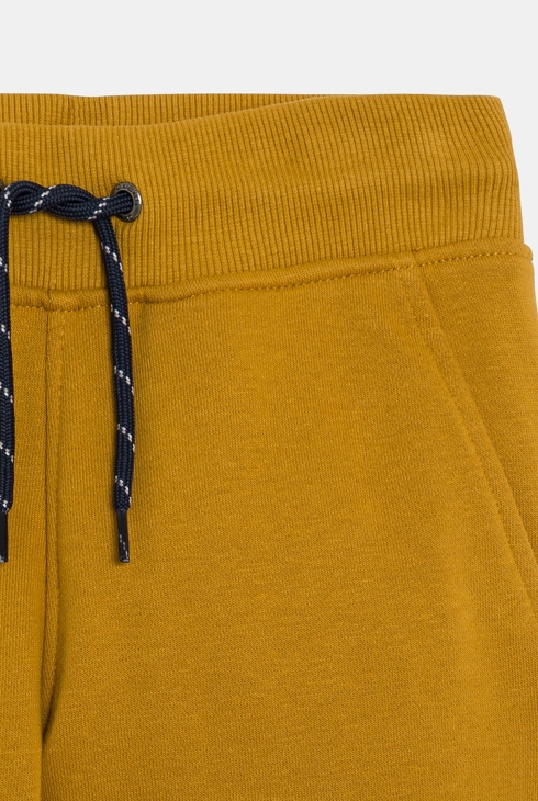 Gelbe Jogginghose aus Molton für Jungen