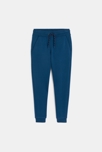 Pantalon de jogging en molleton bleu garçon
