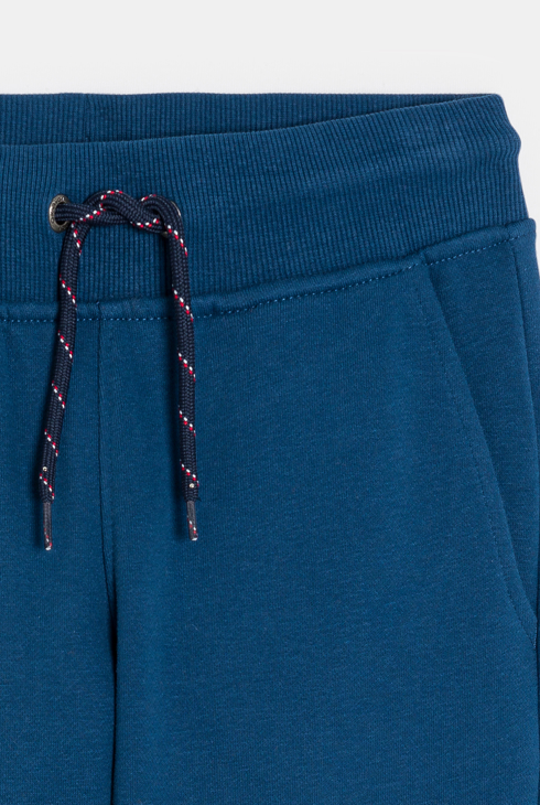 Pantalon de jogging en molleton bleu garçon