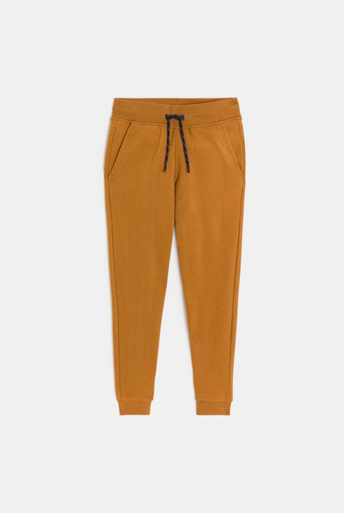 Pantalon de jogging en molleton marron Garçon 1