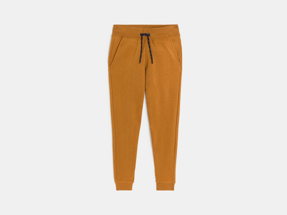Pantalon de jogging en molleton marron Garçon 1