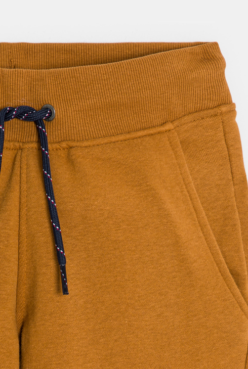 Pantalon de jogging en molleton marron Garçon