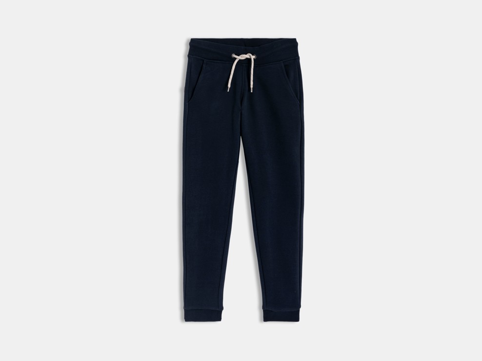 Pantalon de jogging en molleton bleu garçon 1