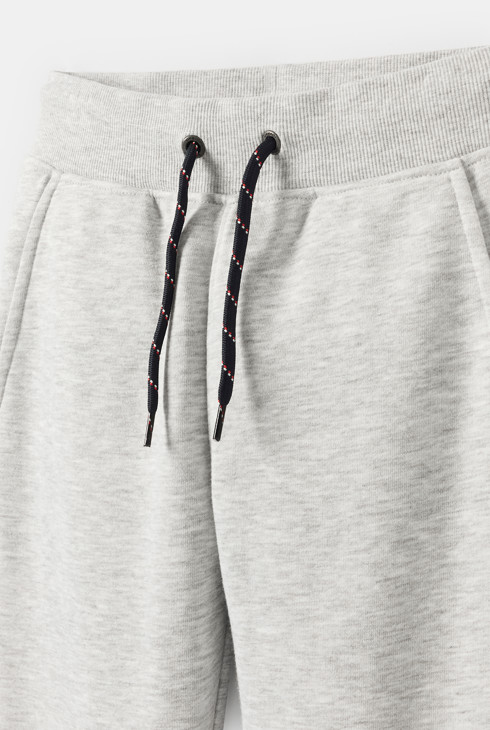 Pantalon de jogging en molleton gris garçon