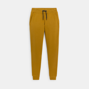 Pantalón de jogging de muletón amarillo para niño 1