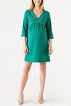 Robe évasée unie de maternité 1
