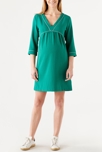 Robe évasée unie de maternité 4