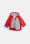 Chubasquero con capucha rojo bebé niño 5