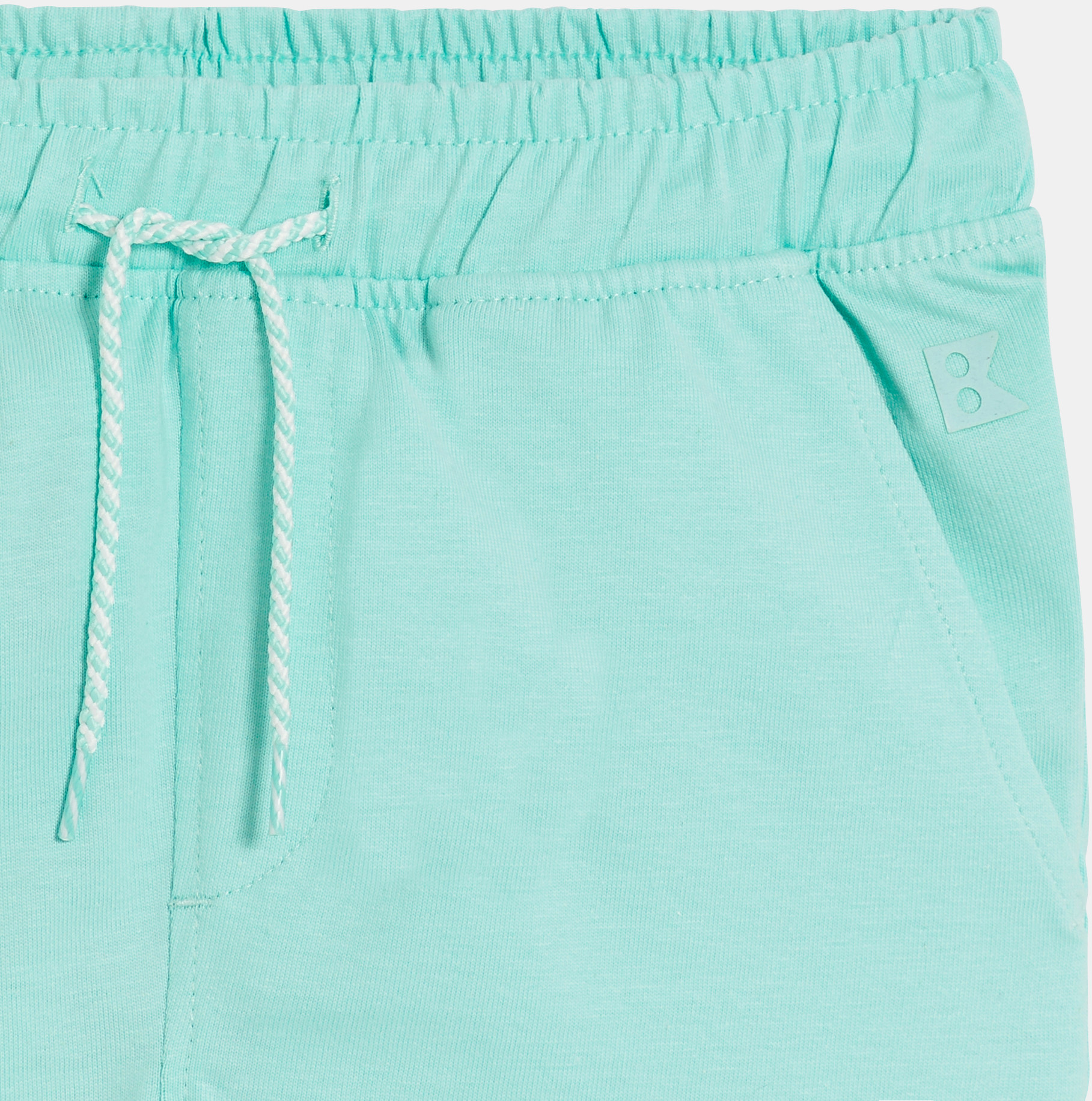 Niebieskie bermudy bawełniane dla chłopca 2