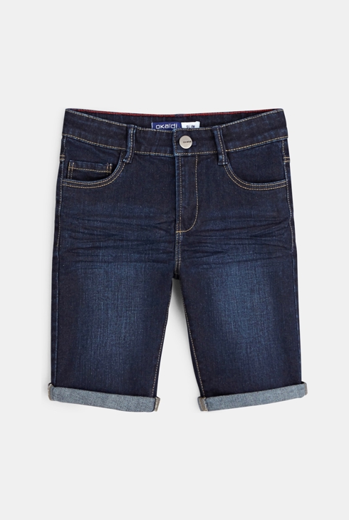 Bermuda en jean bleu garçon 1