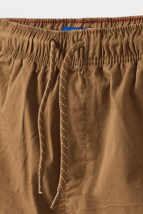 Bermuda marroni in cotone per bambino 2