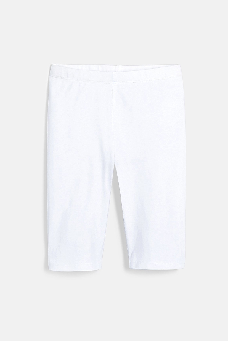 Legging cycliste blanc fille 1