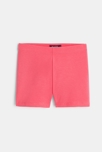 Short uni en jersey rose fille