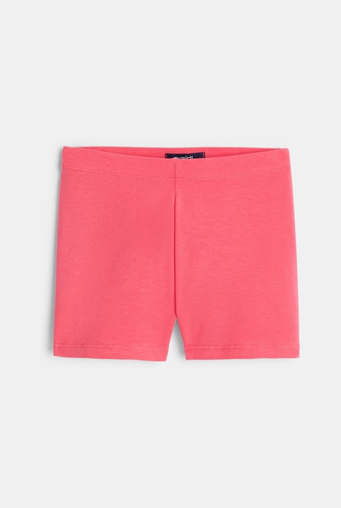 Short uni en jersey rose fille