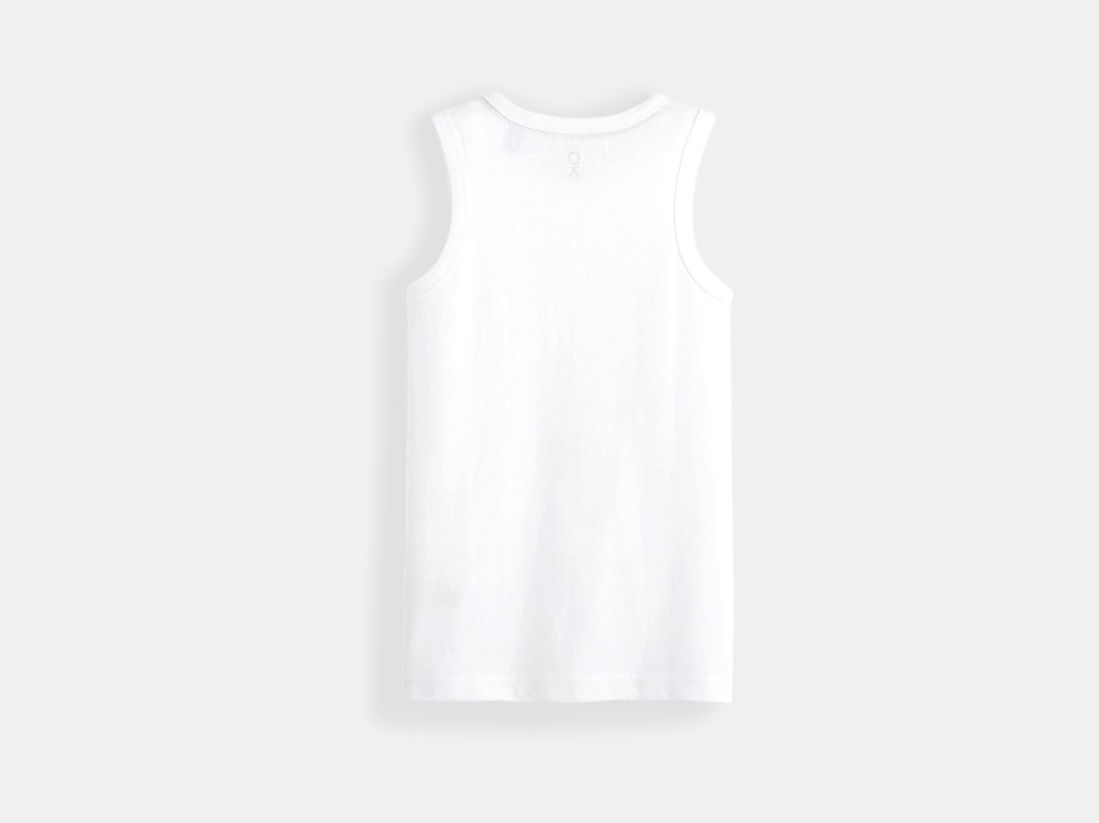 Débardeur blanc garçon 2