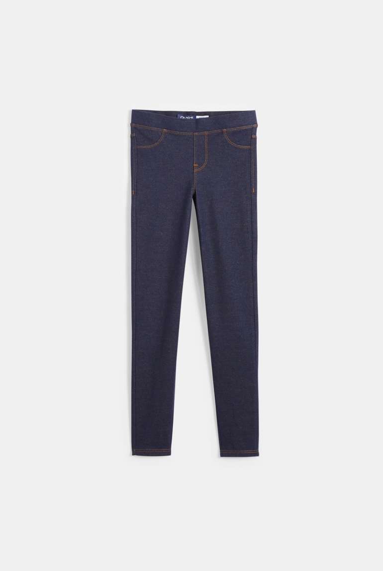 Jeggings elásticos azul niña 1