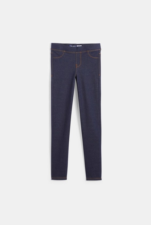 Jeggings elásticos azul niña 2