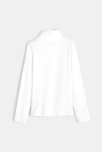 T-shirt col roulé blanc fille 2