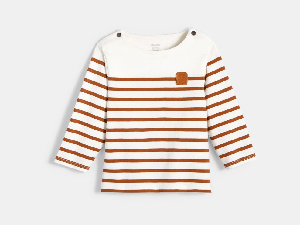 Matrosen-T-Shirt Braun Baby Jungen 1