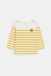 T-shirt marinière moutarde bébé garçon