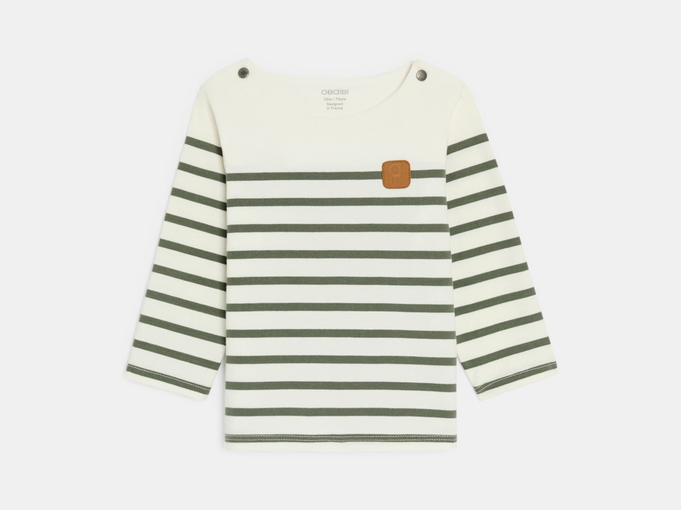 Grünes Matrosen-T-Shirt Kleinkind Jungen 1