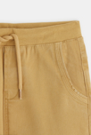 Jogpant uni en toile stretch beige garçon 2