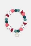 Bracelet de perles vert fille